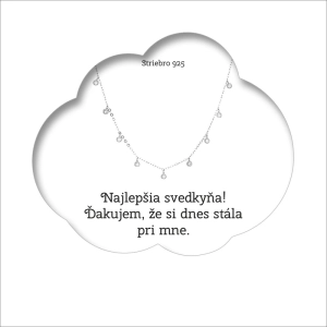 Najlepšia svedkyňa! Ďakujem, že si dnes stála za mnou - OB14