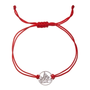 Kabbalah náramok hory 13078.3 červený