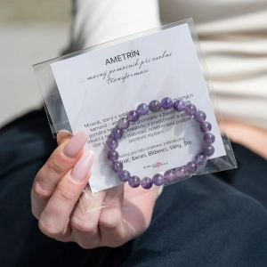 Náramok s minerálnymi kameňmi ametrín 43056.3