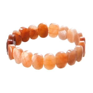 Náramok s minerálnymi kameňmi achát hnedý 43057.3