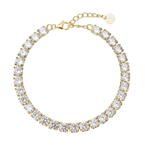 Luxusný pozlátený tenisový náramok 13098.1