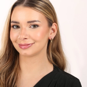 Pozlátené strieborné náušnice 61106