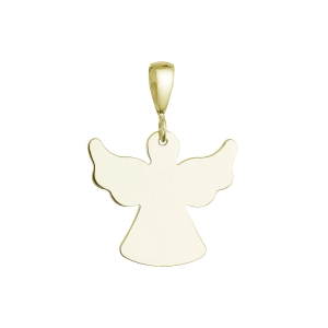 Pozlátený strieborný prívesok anjel 64091