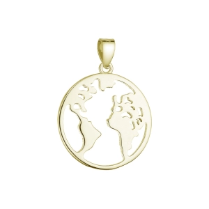 Pozlátený strieborný prívesok svetadiely 64065