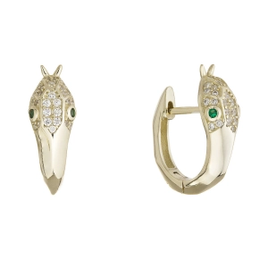 Pozlátené krúžky v tvare hada 11776.3