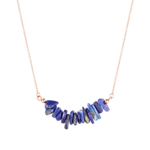 Náhrdelník s kameňom lapis lazuli 42037.3 oceľ