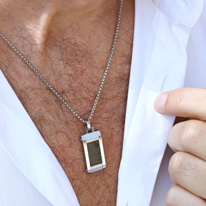 Pánsky oceľový náhrdelník 42044.1