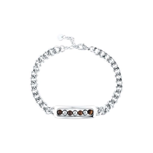 Oceľový náramok tigrie oko 43094.3