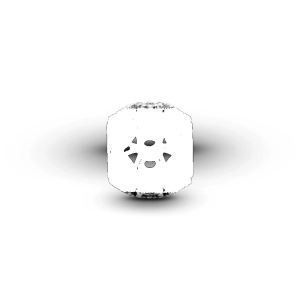 Strieborný prívesok, ruže s otvormi