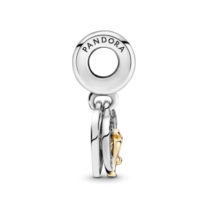 Visiaci prívesok v dvoch kovových odtieňoch k oslave výročia