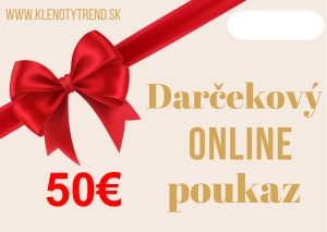 Darčekový poukaz online 50€